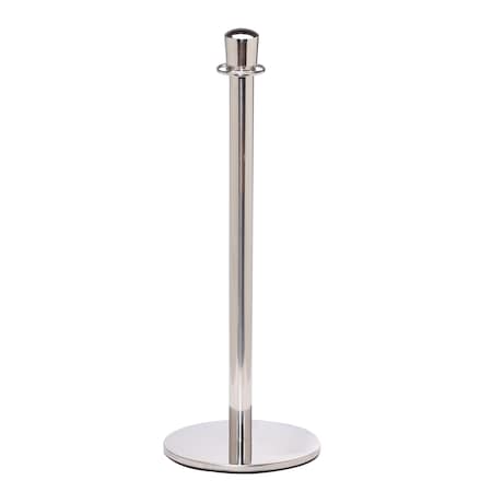 Queue Solutions Elegance 451, Crown Top, Profile Base, Satin Stainless ELC451-SS